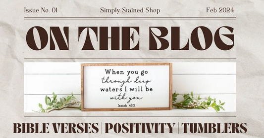 positive messages + tumbler toppers