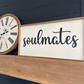 Soulmates new wood sign