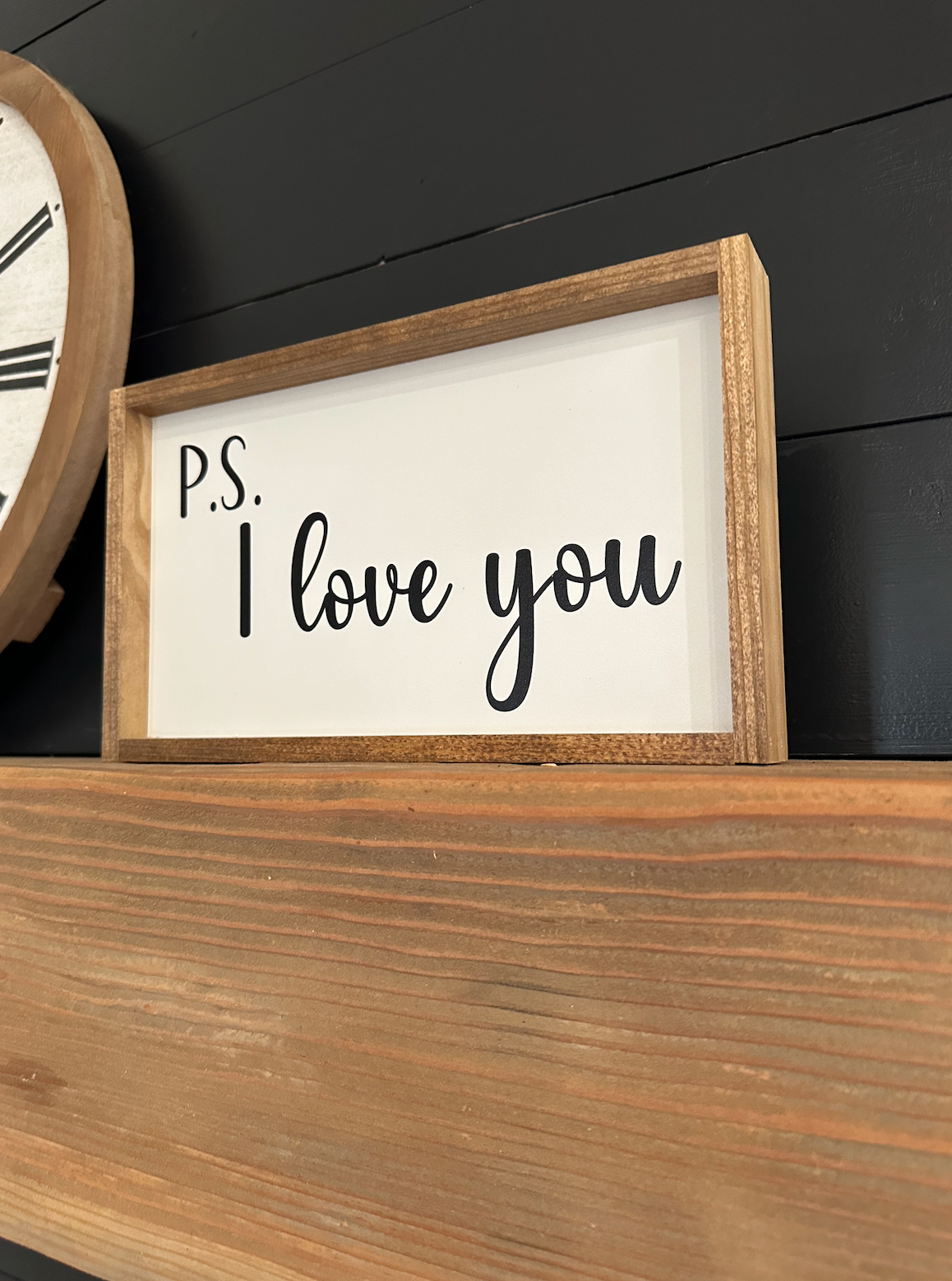 P.S. I love you  new wood sign