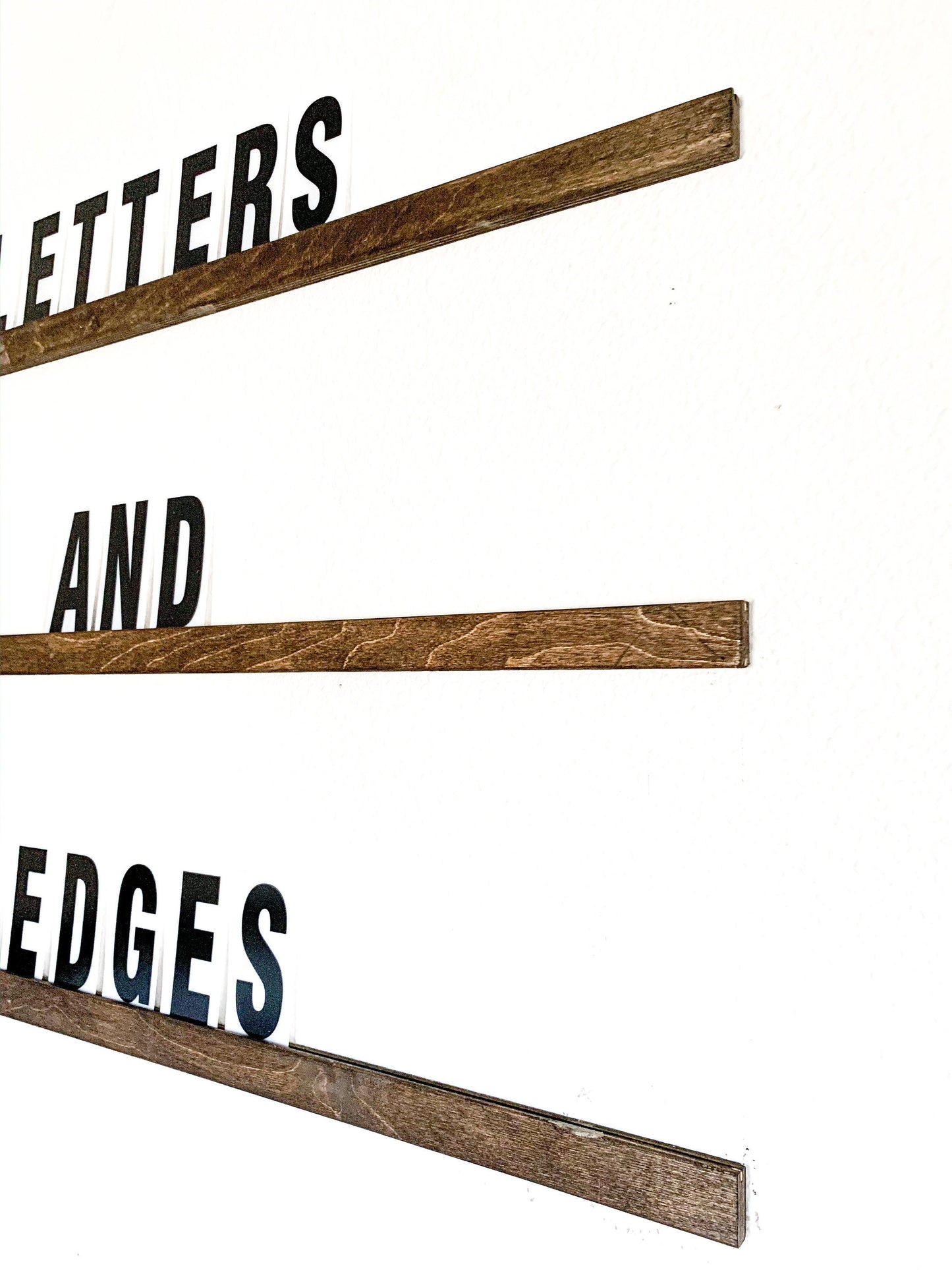 Letter Ledges; Marquee letter board; Letter Shelves; Changeable letter sign