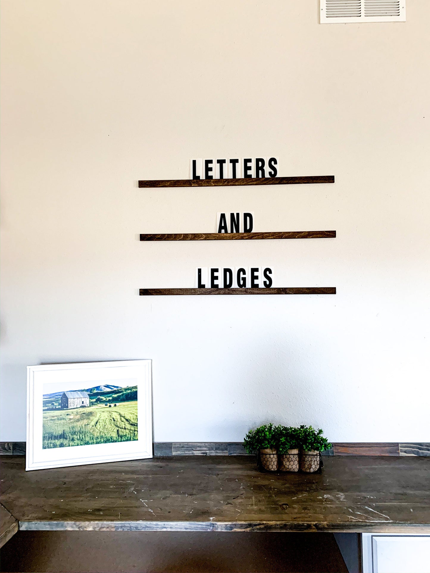Letter Ledges; Marquee letter board; Letter Shelves; Changeable letter sign