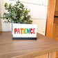 2024 bright colorful rainbow Word On Wood; Shelf Removable Sign; Replaceable Sign; One Word; One Little Word; Word for year; RESOLUTION