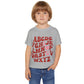 I 🩷 U retro abc's Valentine's Dat Heavy Cotton™ Toddler T-shirt