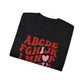 Valentines Day Retro ABC Tee