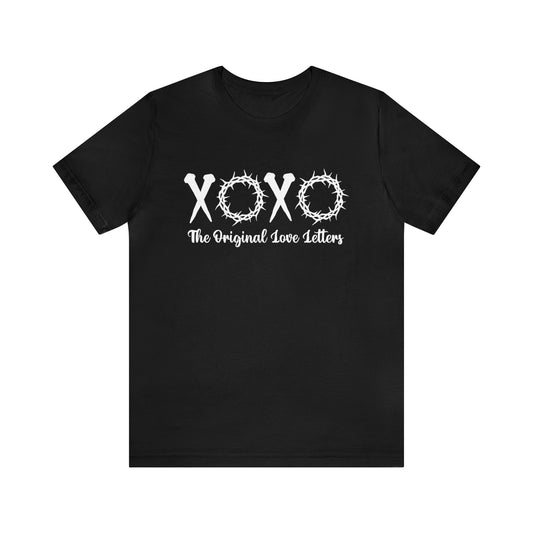 the original love letters xoxo Unisex Jersey Short Sleeve Tee