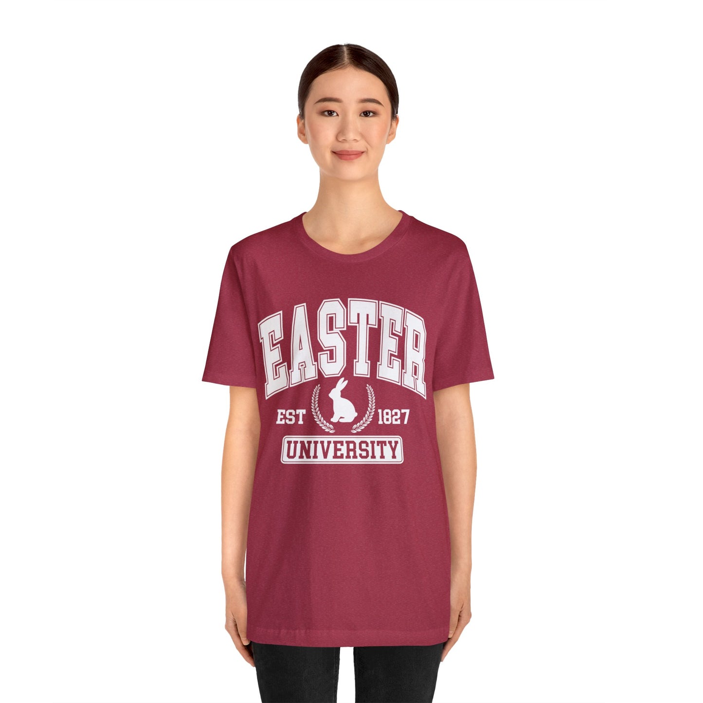 easter university Unisex Jersey Short Sleeve Tee