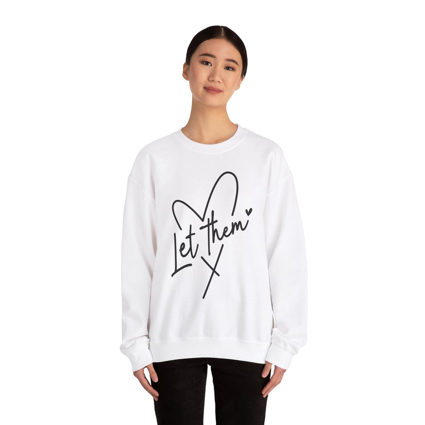 Let Them Unisex Heavy Blend™ Crewneck Sweatshirt