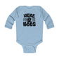 Here for the Boos Baby Halloween humor  Long Sleeve Onsie