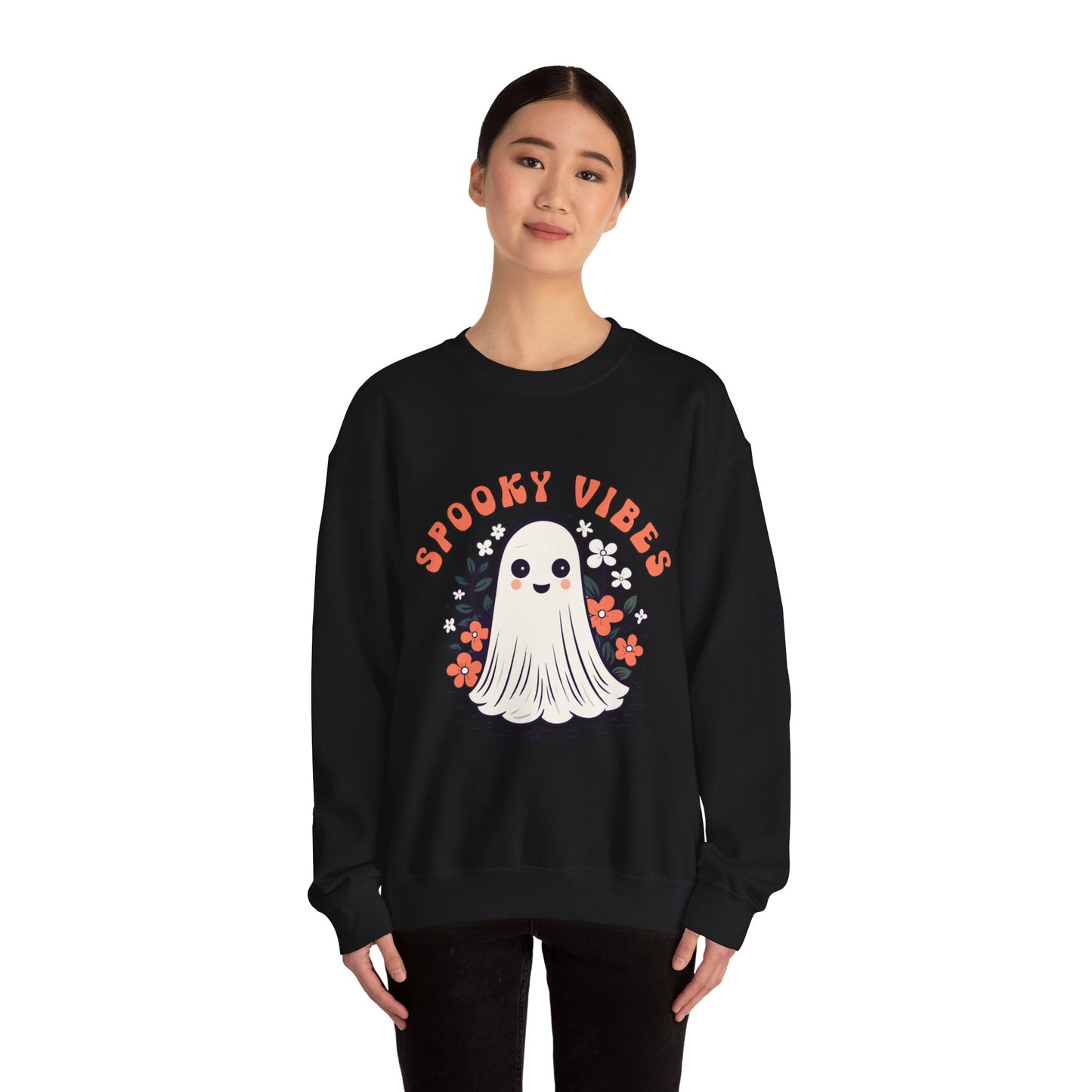 spooky vibes Unisex Heavy Blend™ Crewneck Sweatshirt