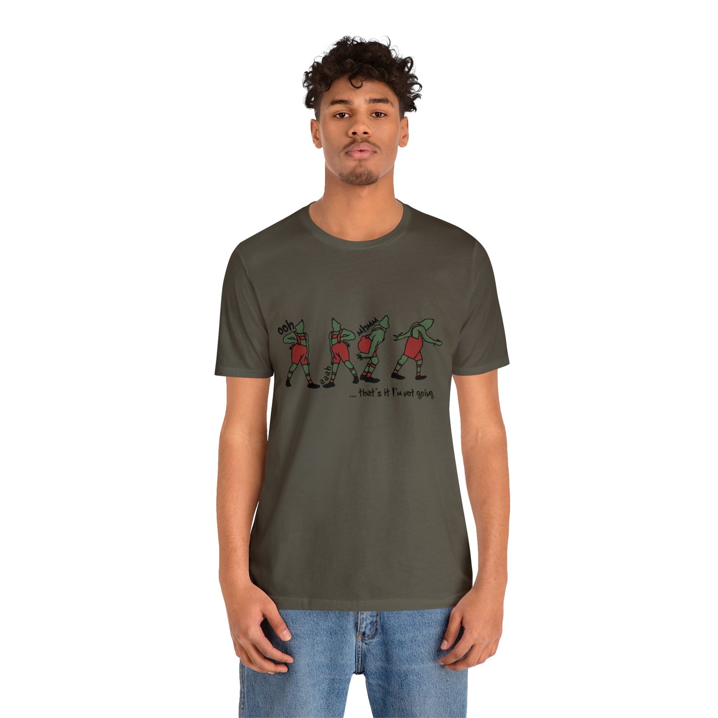 grinch that's it i'm not going! Unisex Jersey Short Sleeve Tee