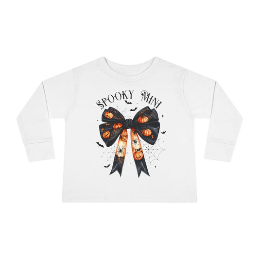 Spooky Mini Halloween Toddler Long Sleeve Tee