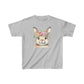 Floral Easter Bunny Shirt Kids Heavy Cotton™ Tee