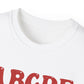 Valentines Day Retro ABC Tee