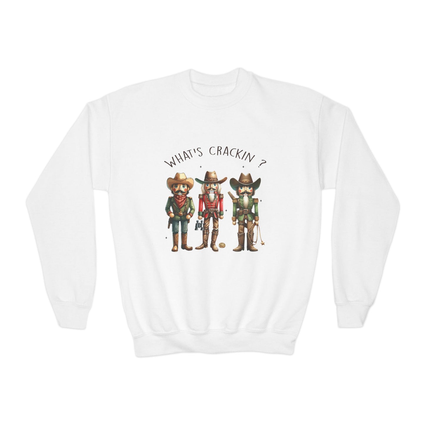 whats cracking Youth Crewneck Sweatshirt