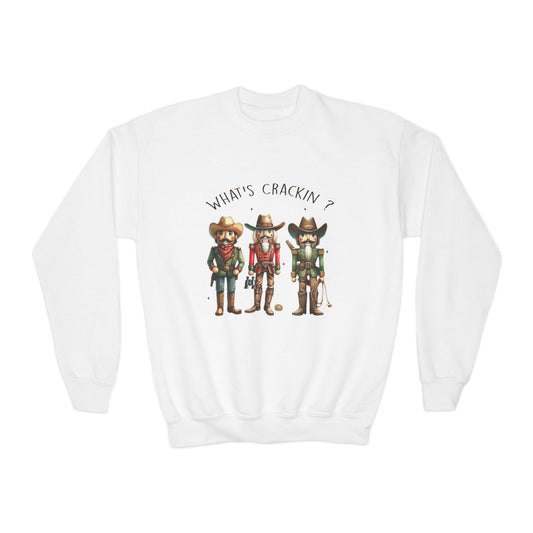 whats cracking Youth Crewneck Sweatshirt