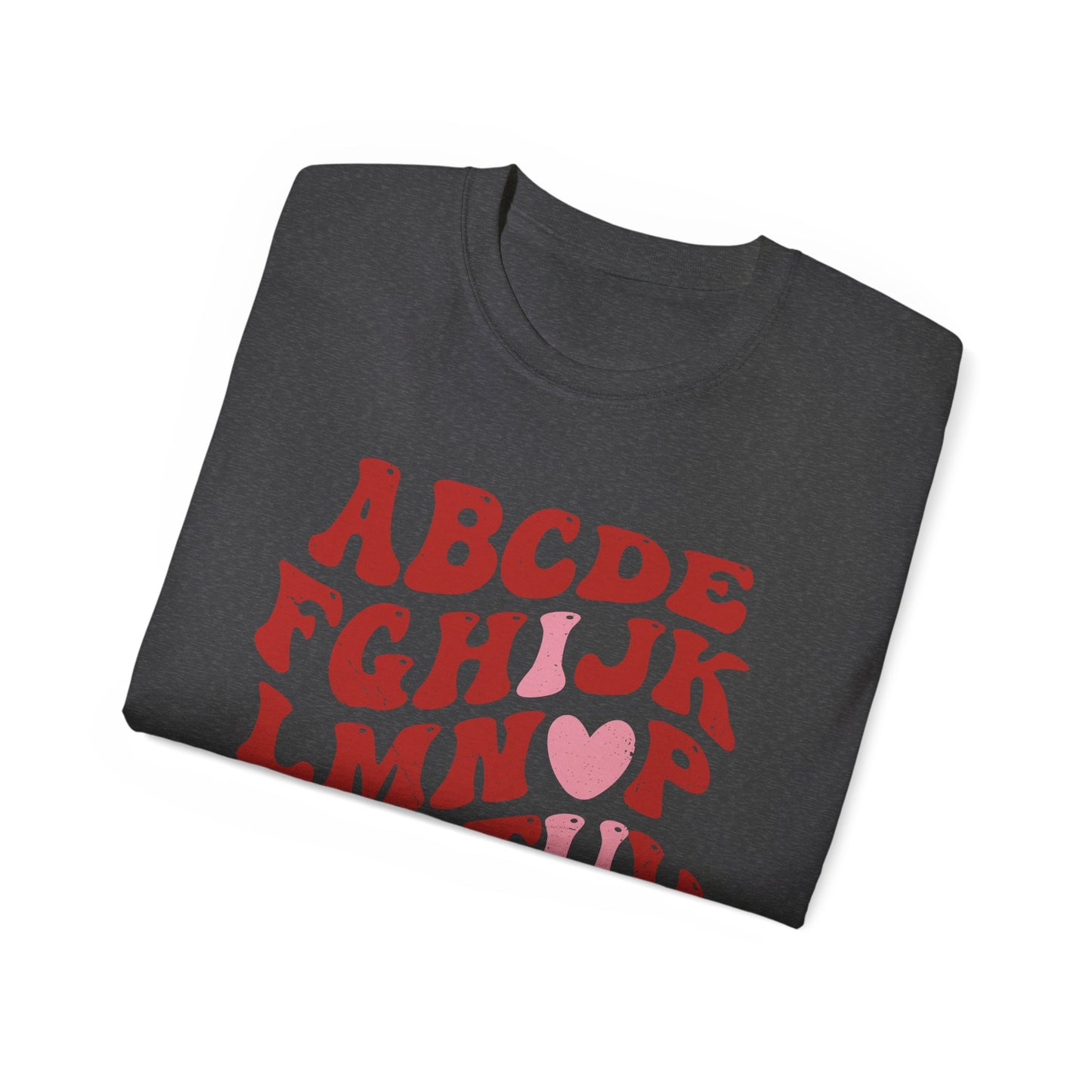 Valentines Day Retro ABC Tee