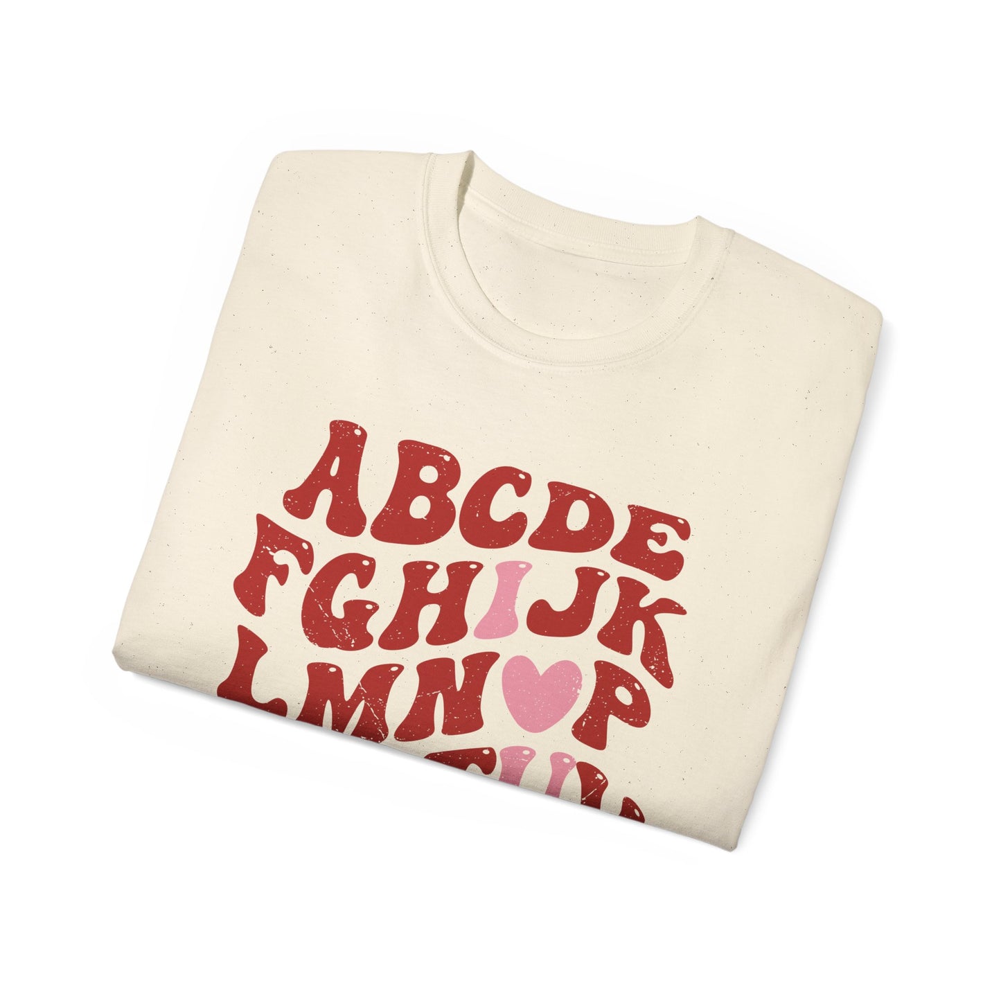 Valentines Day Retro ABC Tee