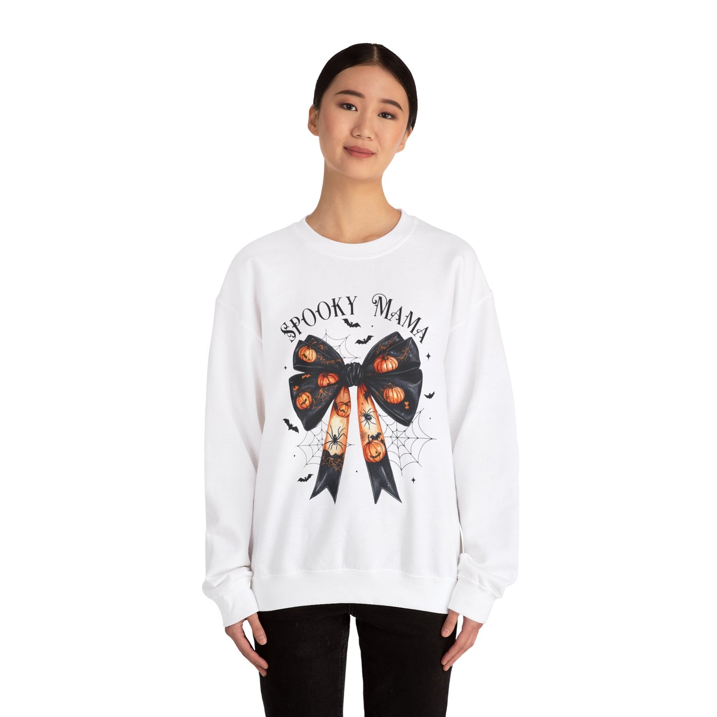 Spooky mama Unisex Heavy Blend™ Crewneck Sweatshirt