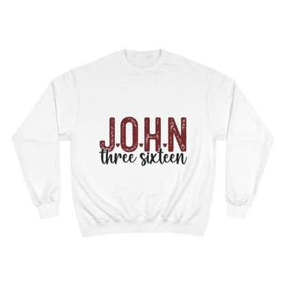 John 3:16 Champion Sweatshirt