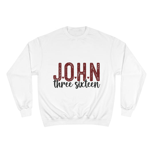 John 3:16 Champion Sweatshirt