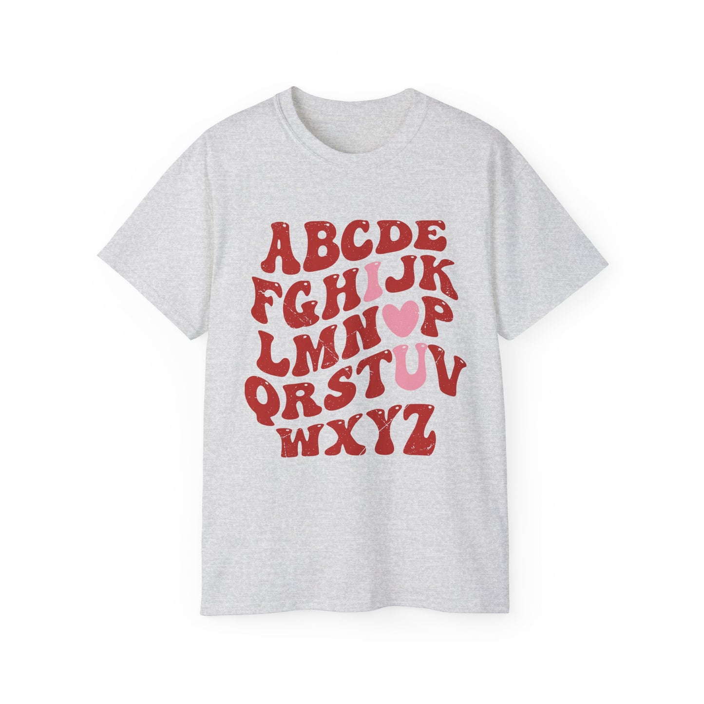 Valentines Day Retro ABC Tee