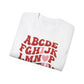 Valentines Day Retro ABC Tee