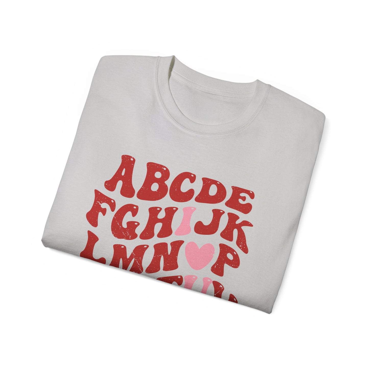 Valentines Day Retro ABC Tee