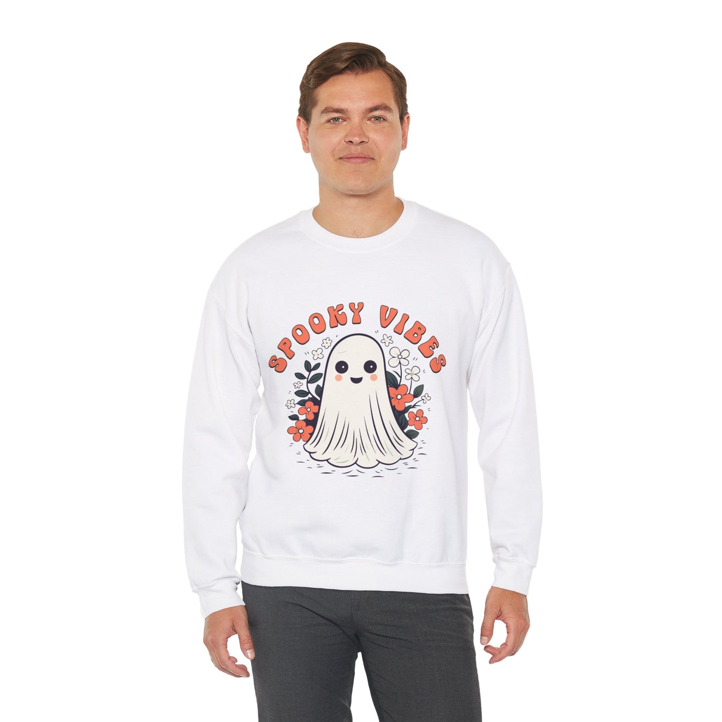 spooky vibes Unisex Heavy Blend™ Crewneck Sweatshirt