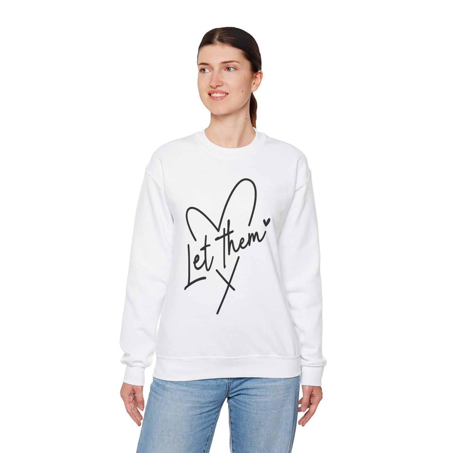 Let Them Unisex Heavy Blend™ Crewneck Sweatshirt