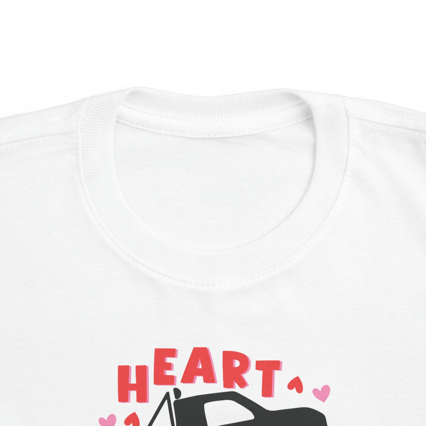 heart breaker monster truck valentines day Toddler's Fine Jersey Tee