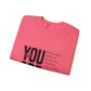 YOU ARE motivational Unisex Heavy Blend™ Crewneck Sweatshirt