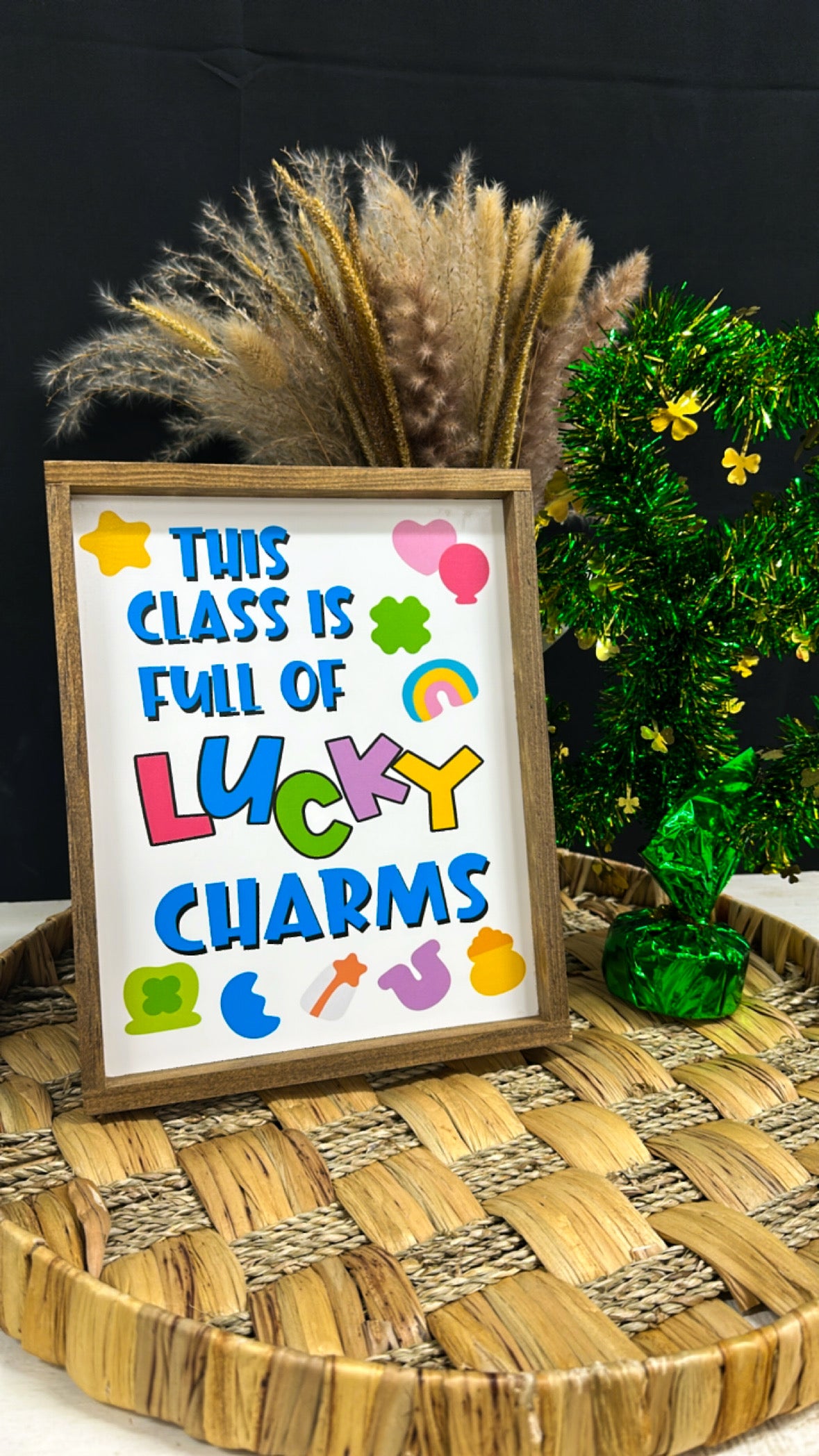 This Class Is Full Of Lucky Charms Teacher Wood Sign