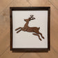 3D Reindeer sign, Farmhouse Wood Christmas Sign, laser art