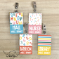 elementary School custom Acrylic Classroom Hall Passes