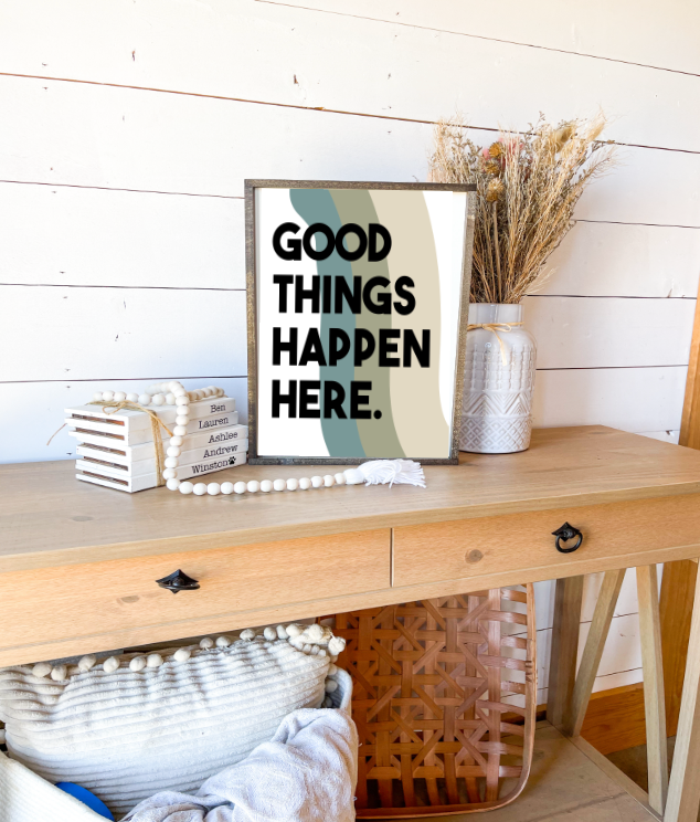 good things happen here Classroom Wood Sign; Teacher signClassroom Wood Sign; Teacher sign