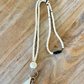 wooden neutral beads Teacher Nurse Keychain Lanyard Farmhouse Bead Tassel acrylic