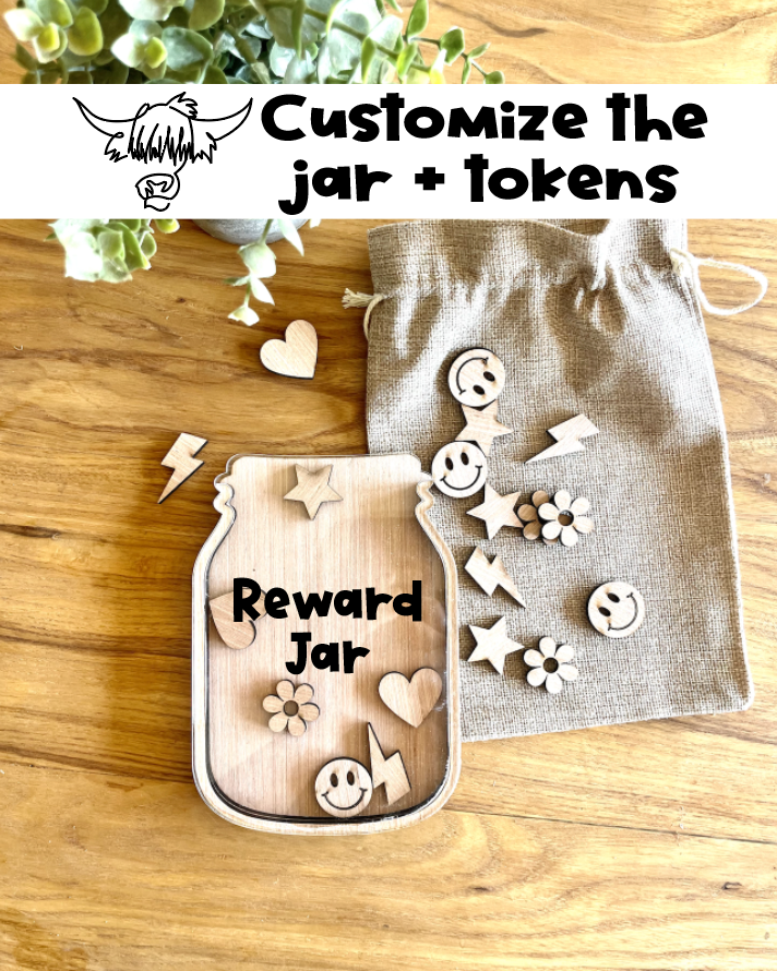 Custom Personalized Reward Jar for Students, Star, Classroom