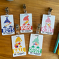 School gnome themed custom Acrylic Classroom Hall Passes