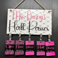 Pretty in pink Acrylic Classroom Hall Passes
