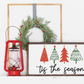 tis the season christmas tree doodle decor christmas wood sign