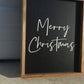 Black and White Christmas Sign Set. Ho Ho Ho, 3d santa , Merry Christmas wood signs