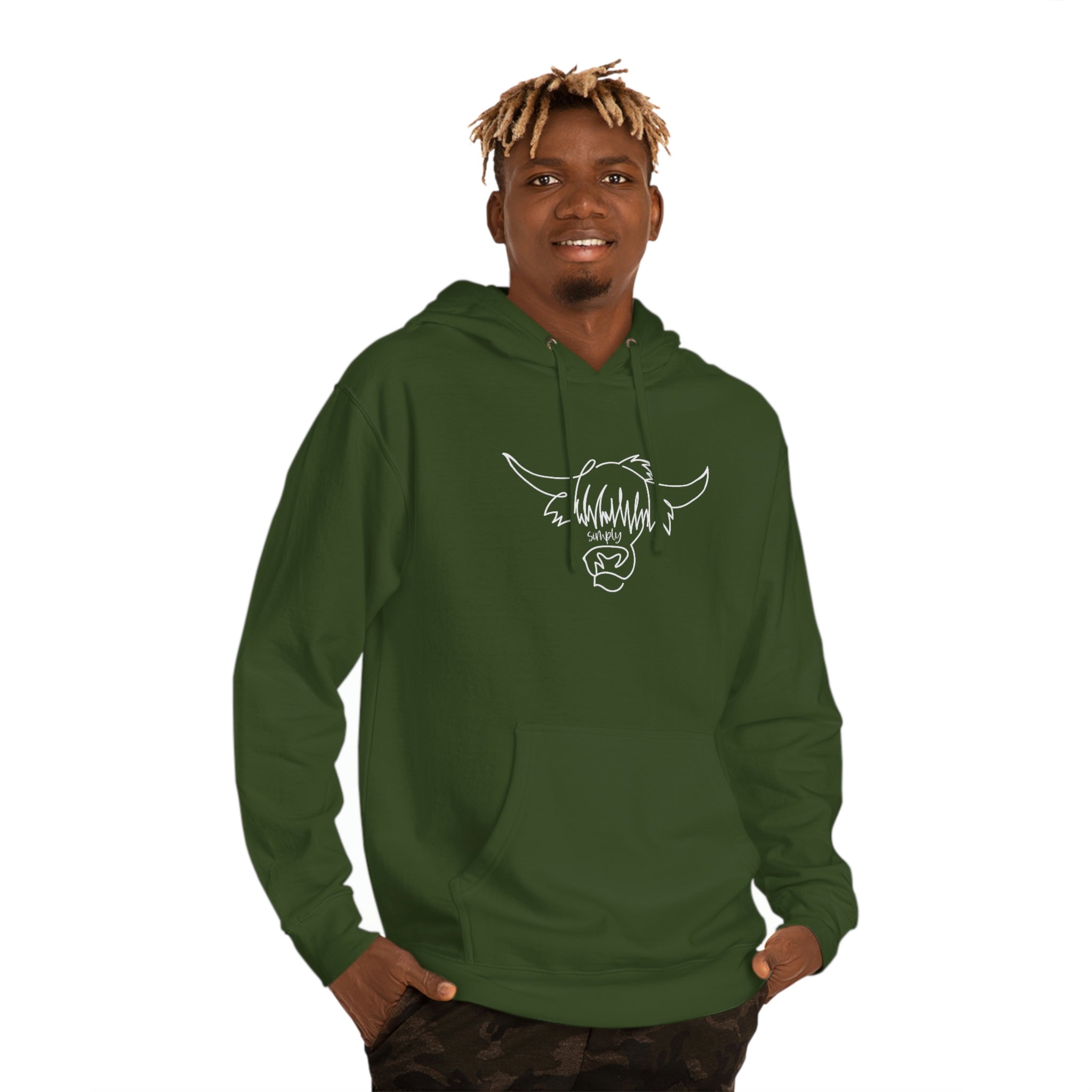 Cow hotsell hooded sweatshirt