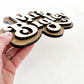 Personalized 3D Teacher Name Cut Out Sign