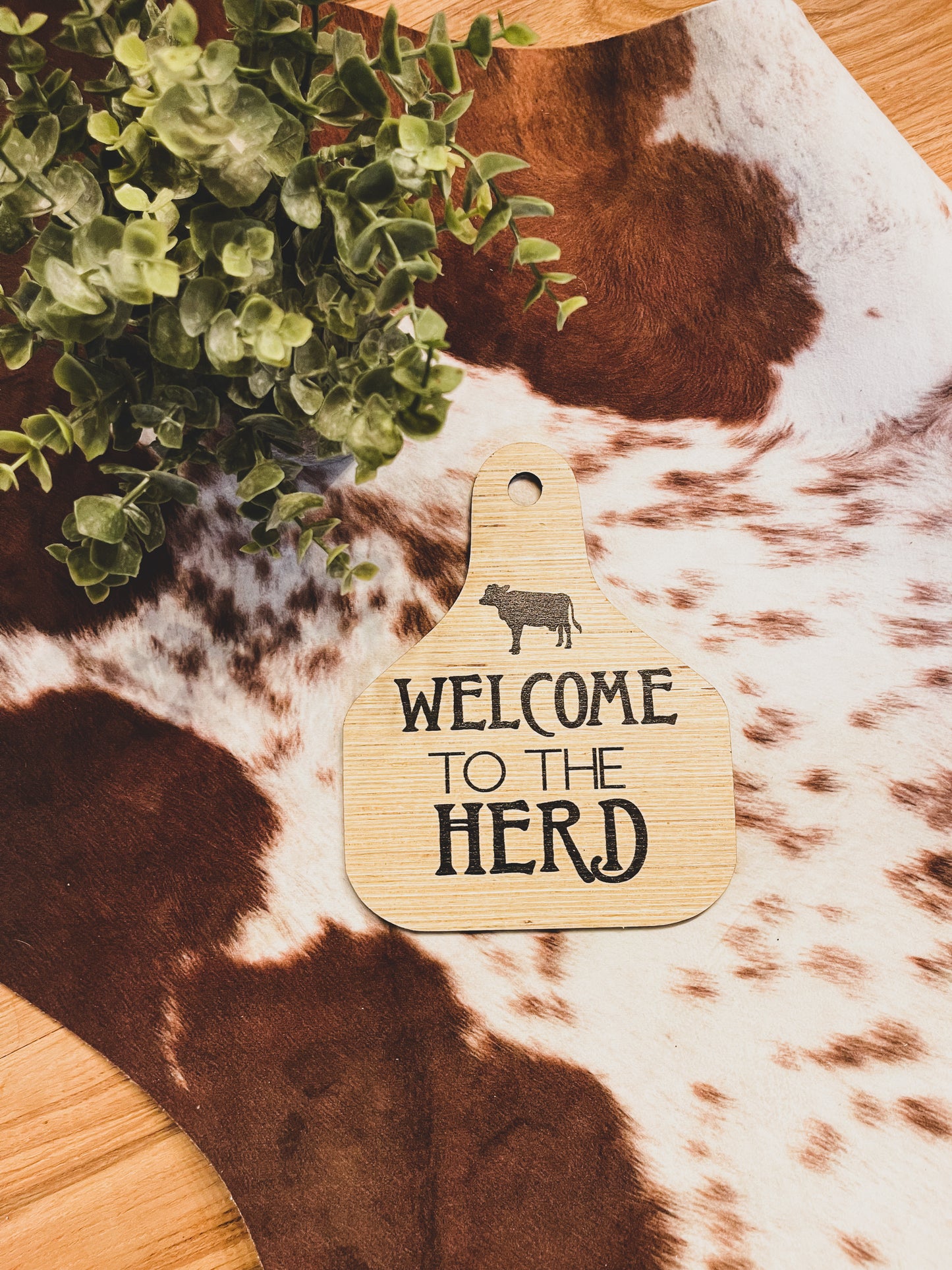 Cattle Ear Tag Baby laser engraved Milestone cards + closet hangers ; –  simply country ranch