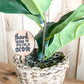 Thanks for helping me grow wood signs plant teacher appreciation gift