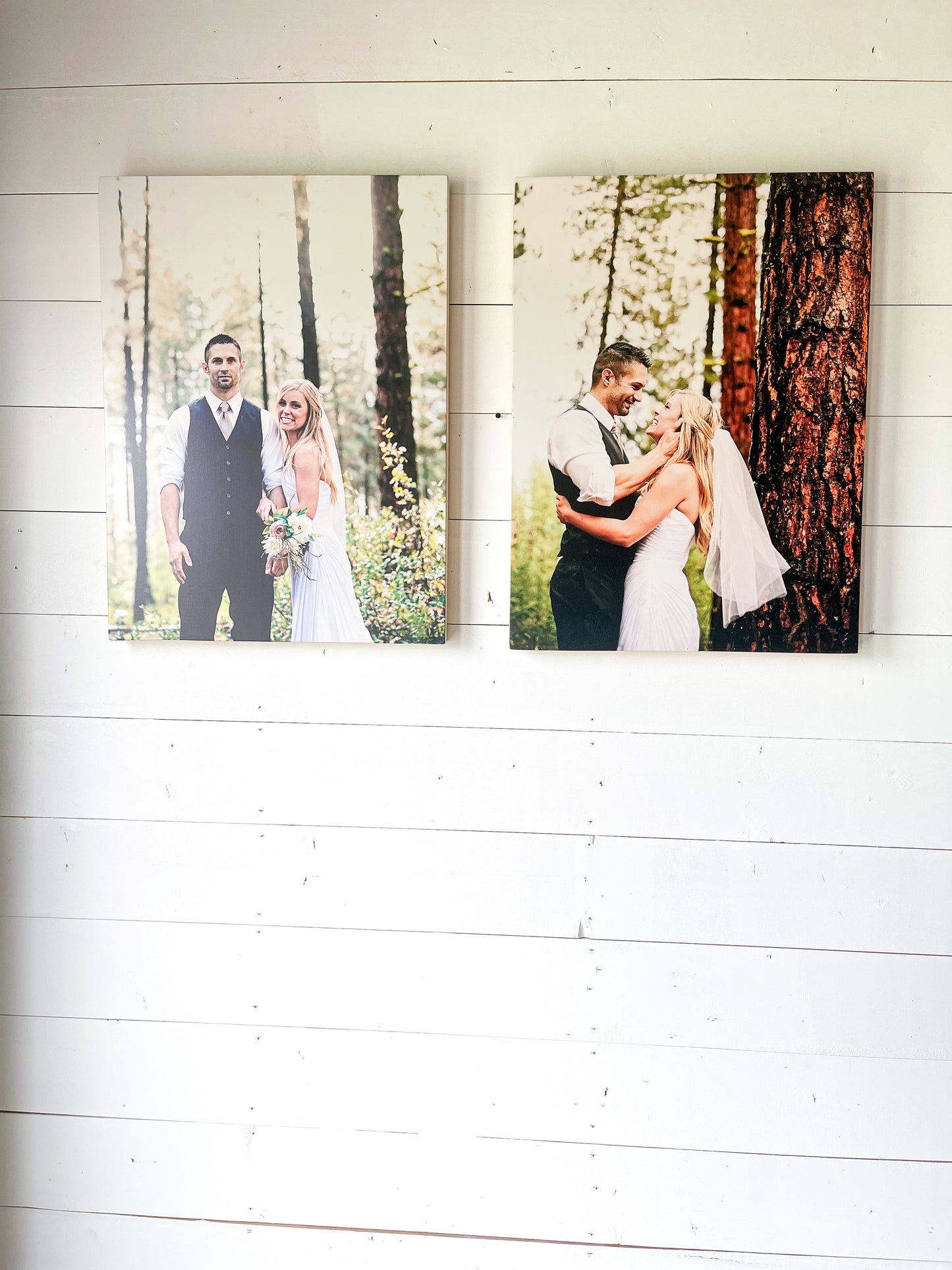 Your Personalized Custom Photos Printed on Wooden box, Family Engagement photo
