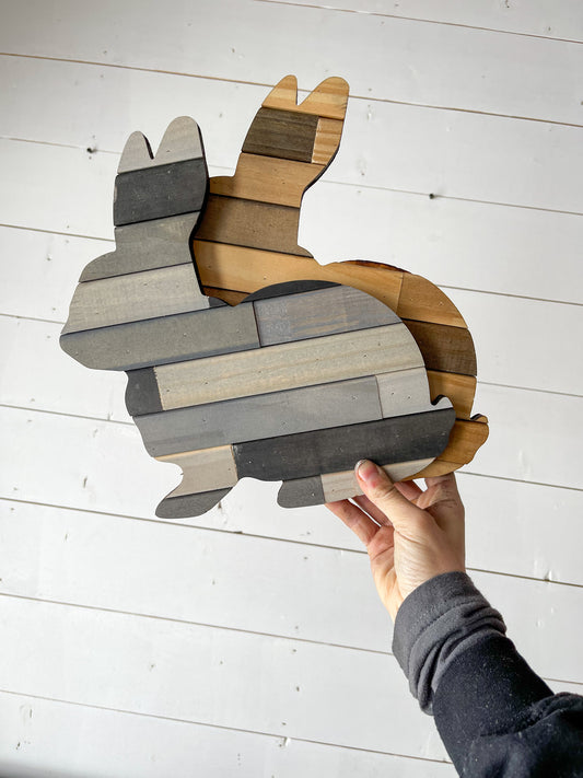 Easter Bunny Pallet Wood Cut Outs