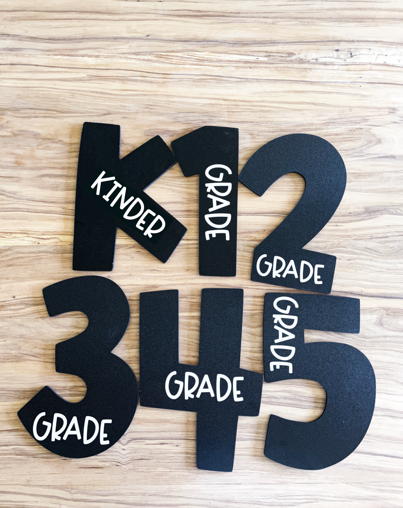 Grade Level Cut Out Signs