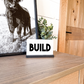 2022 Word on Wood; Shelf Sitter Removable Sign