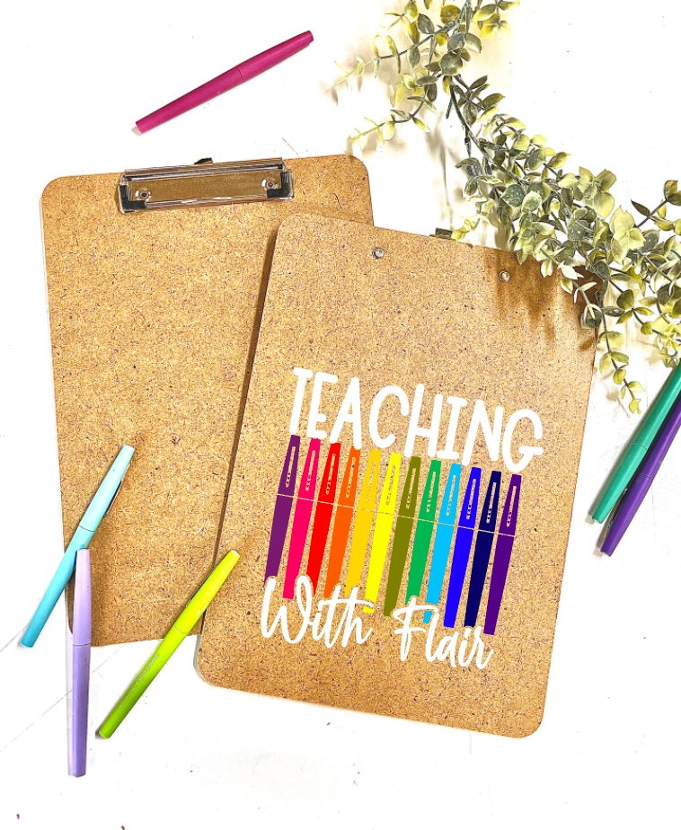 Teaching with Flair Pens Teacher Clipboard